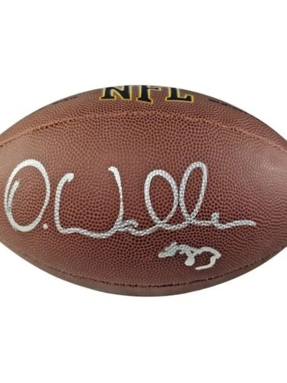Darren Waller Signed Wilson NFL Football Miami Dolphins Exact Proof COA